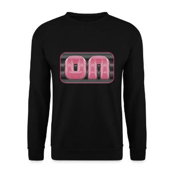On Pull Effect - Unisex Sweatshirt - black - Front - Alina (178cm) & Michal (187cm)