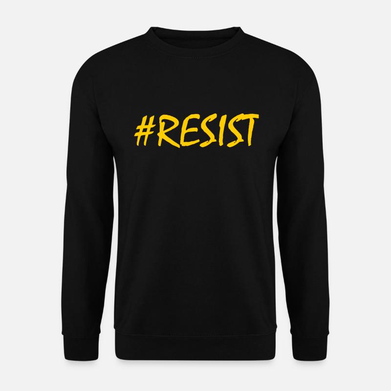 Resist - Unisex Pullover - Schwarz