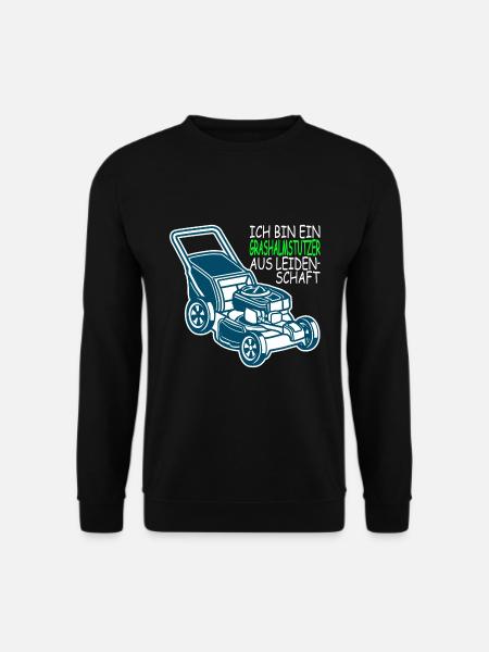 Ich bin ein Grashalmstutzer aus Leidenschaft - Unisex Pullover - Schwarz