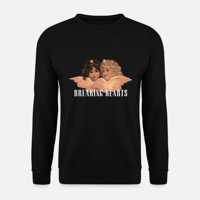 Breaking Hearts - Unisex Sweatshirt - black