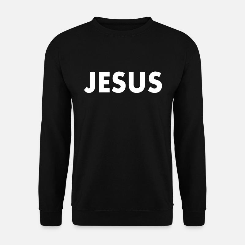 Jesus - Unisex Pullover - Schwarz