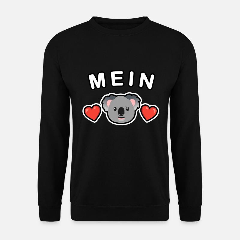 Mein Koala ❤️ - Unisex Pullover - Schwarz