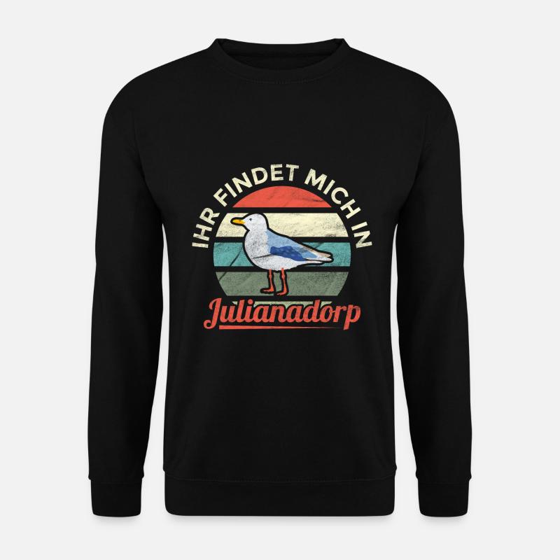 Julianadorp Sehnsucht Niederlande - Unisex Pullover - Schwarz