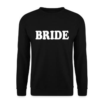 Bride - Unisex Pullover - Schwarz - Vorne - Alina (178cm) & Michal (187cm)