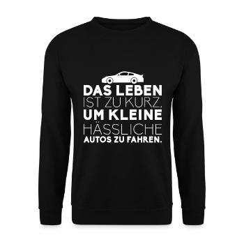Voiture amateur de tuning voiture de voiture de sport voiture voiture - Sweat-shirt Unisexe - noir - Devant - Alina (178cm) & Michal (187cm)