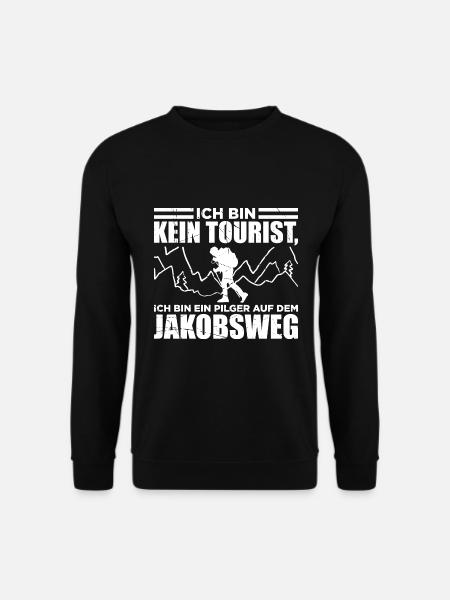 Jakobsweg Für Pilger Wanderer Pilgerweg Camino de - Unisex Pullover - Schwarz