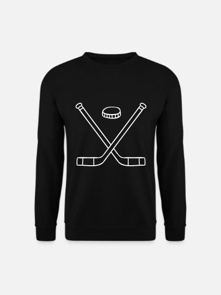 Hockey stick hockey hockey player - Unisex Sweatshirt - black
