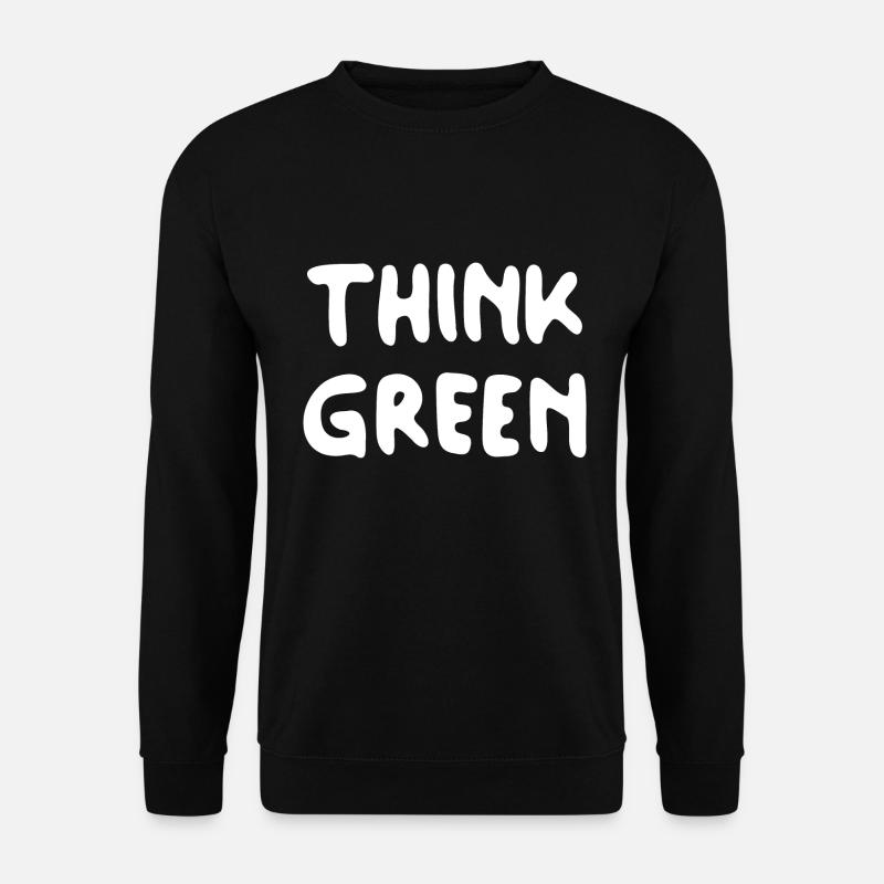 Think Green - Unisex Pullover - Schwarz