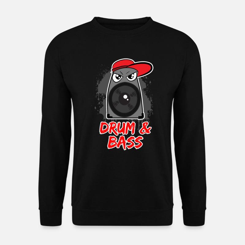 DRUM BASS - Unisex Sweatshirt - black