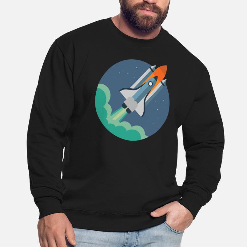 Fusée - Galaxie Spatiale Astronaute spatial Sweat-shirt Unisexe
