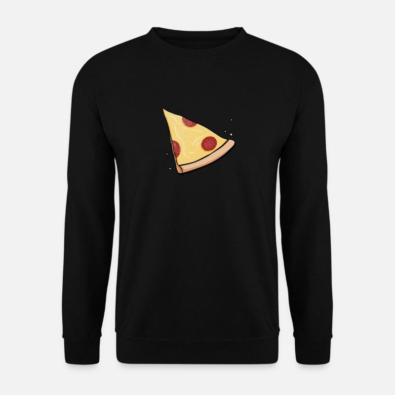 Pizza Baby Partnerlook Kind Mama Papa Geschenk - Unisex Pullover - Schwarz
