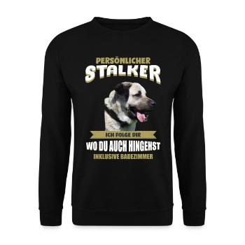 Kangal - Kangal Hund - Unisex Pullover - Schwarz - Vorne - Alina (178cm) & Michal (187cm)