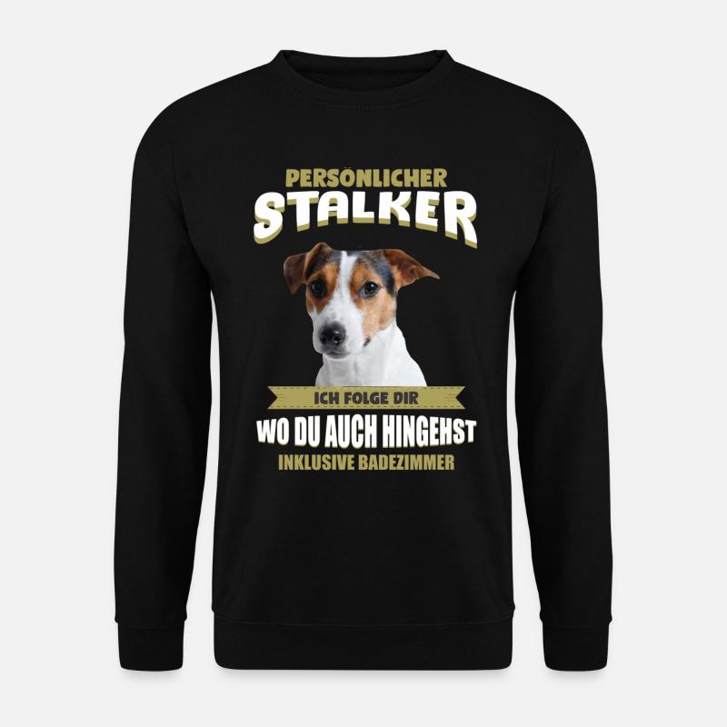Jack Russell Terrier - Jack Russell Hund - Unisex Pullover - Schwarz