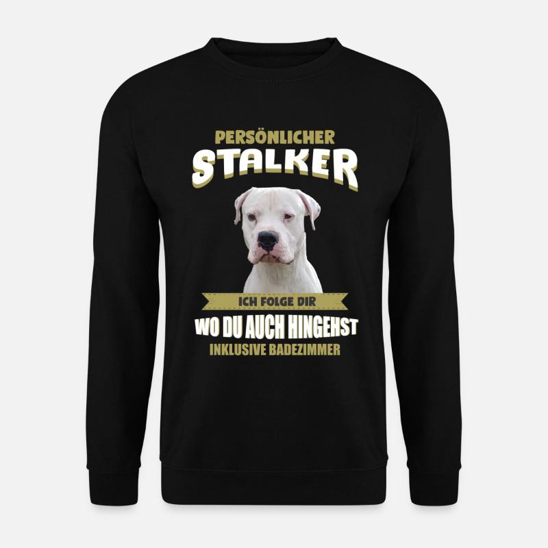 Dogo Argentino Hund - Dogo Argentino - Unisex Pullover - Schwarz