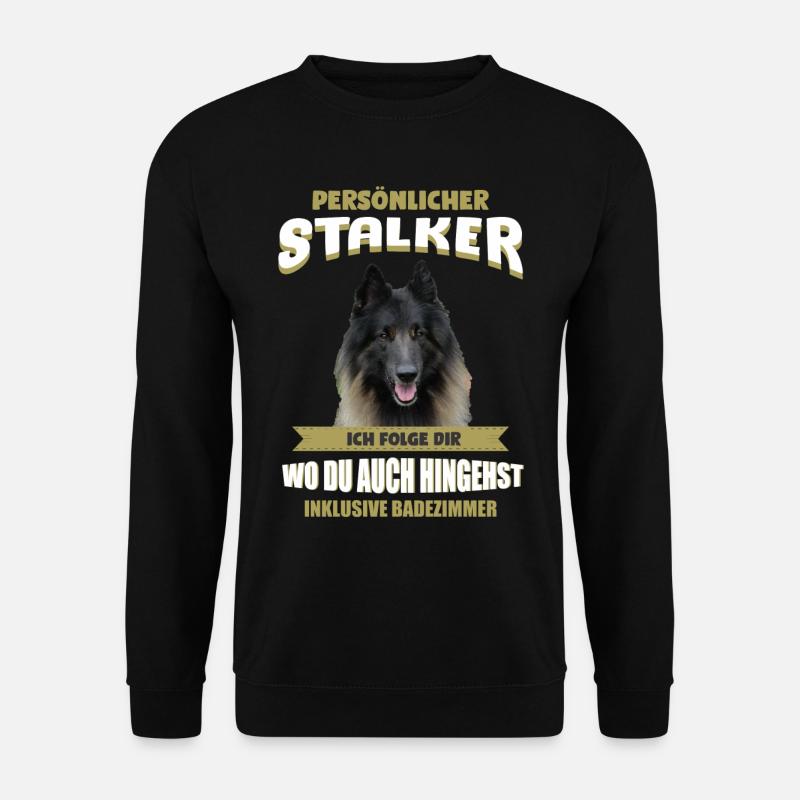Tervueren Hund - Tervueren - Unisex Pullover - Schwarz