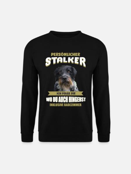 Deutsch Drahthaar Hund - Deutsch Drahthaar - Unisex Pullover - Schwarz