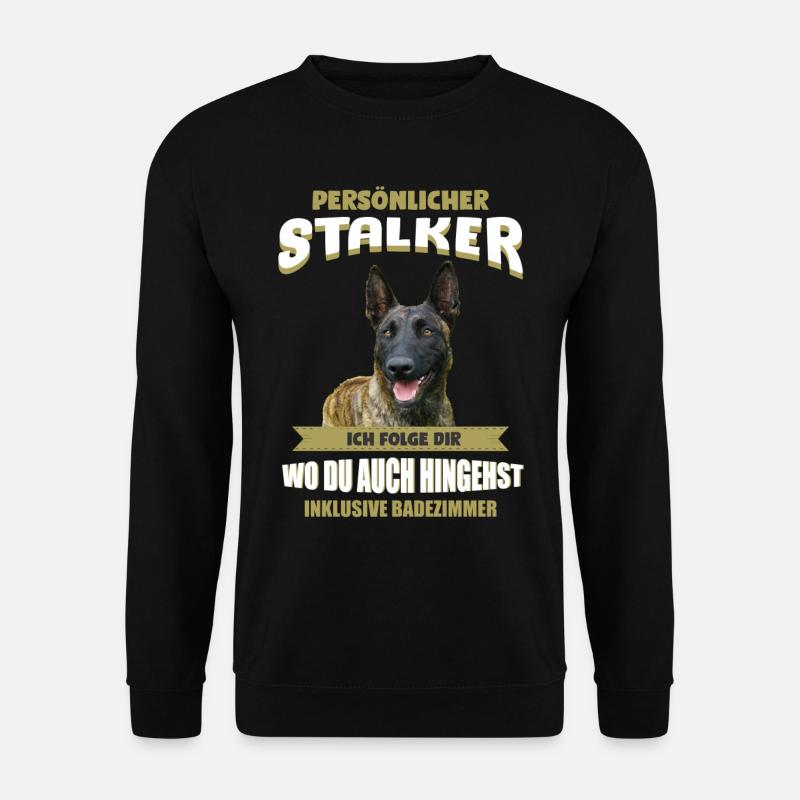 Hollandse Herder Hund - Hollandse Herder - Unisex Pullover - Schwarz