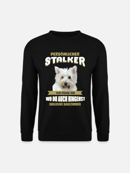 Westie Hund - Westie - Unisex Pullover - Schwarz