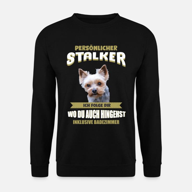 Yorkshire Terrier Hund - Yorkshire Terrier - Unisex Pullover - Schwarz