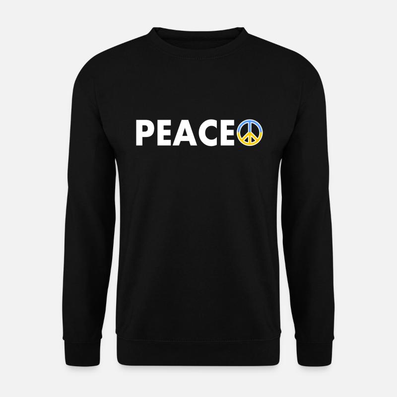 peace - Unisex Pullover - Schwarz