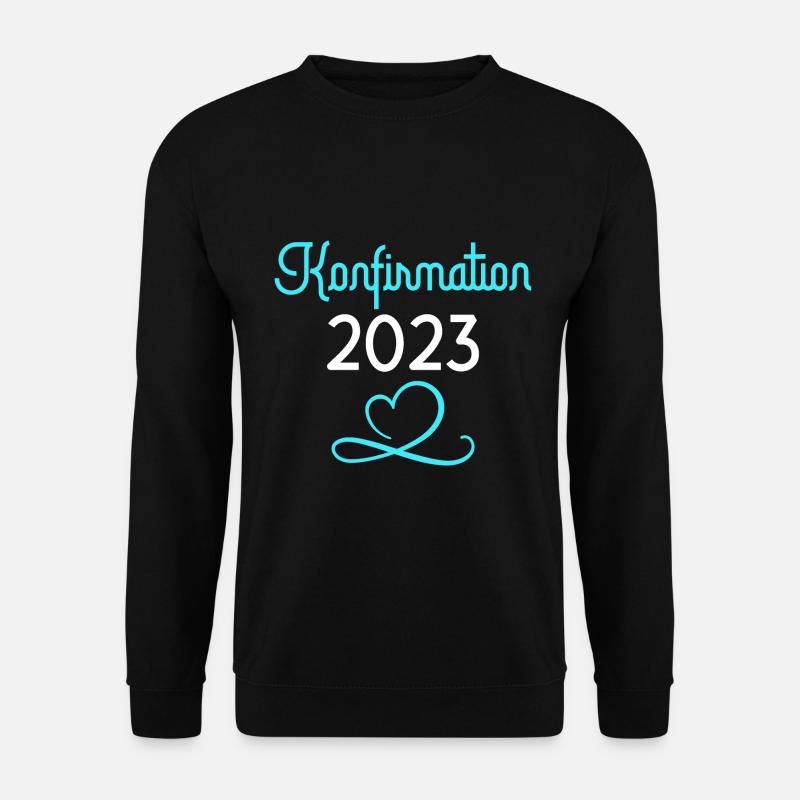 Konfirmation 2023 Konfirmand - Unisex Pullover - Schwarz