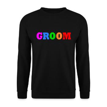 Groom - Unisex Pullover - Schwarz - Vorne - Alina (178cm) & Michal (187cm)