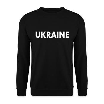Ukraine - Unisex Sweatshirt - black - Front - Alina (178cm) & Michal (187cm)