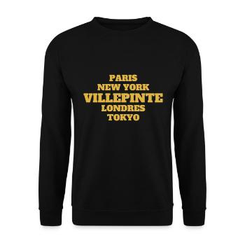 Villepinte Style - Unique streets, unique style. - Sweat-shirt Unisexe - noir - Devant - Alina (178cm) & Michal (187cm)
