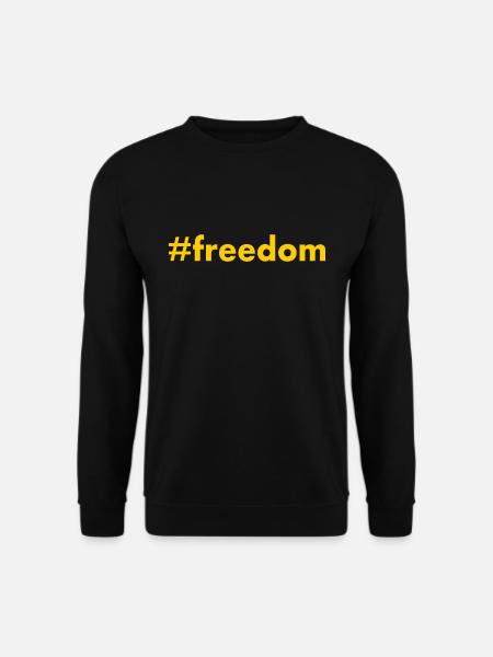 FREEDOM - Unisex Sweatshirt - black