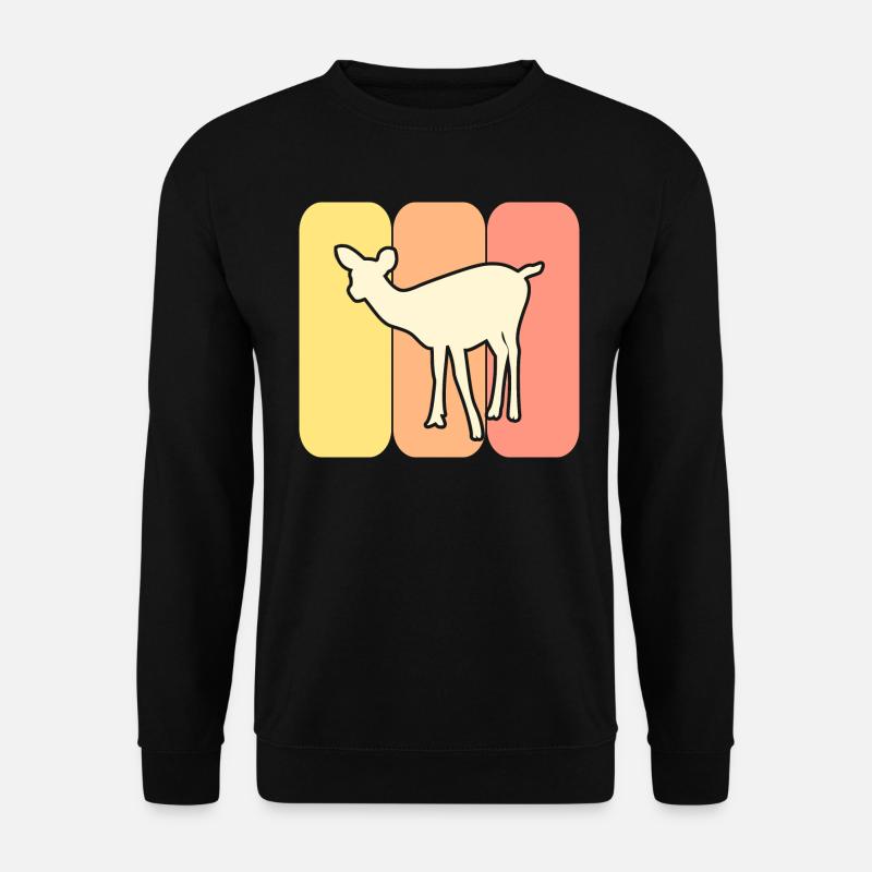 Roe deer wildlife - Unisex Sweatshirt - black