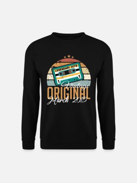 March 2015 - Birthday present - Unisex Sweatshirt - black
