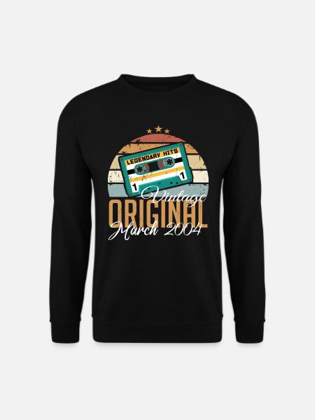 March 2004 - Birthday present - Unisex Sweatshirt - black