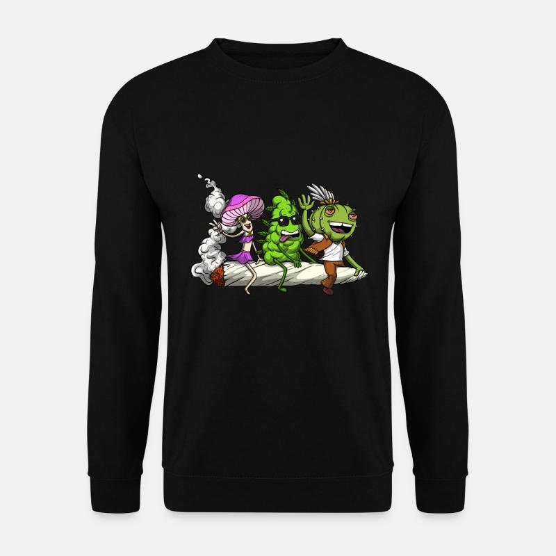 Weed Rocket Adventure - Unisex Sweatshirt - black