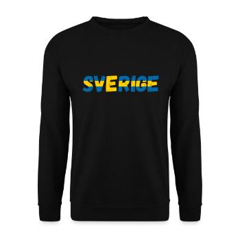 Sverige Schweden - Unisex Pullover - Schwarz - Vorne - Alina (178cm) & Michal (187cm)