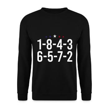 18436572 mécanicien pour moteurs V8 Cadeau - Sweat-shirt Unisexe - noir - Devant - Alina (178cm) & Michal (187cm)