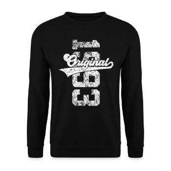 33RD BIRTHDAY ORIGINAL 1993 - Unisex Sweatshirt - black - Front - Alina (178cm) & Michal (187cm)