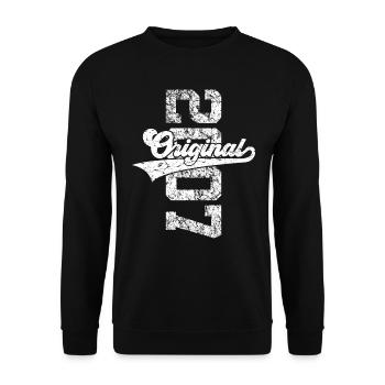 19TH BIRTHDAY ORIGINAL 2007 - Unisex Sweatshirt - black - Front - Alina (178cm) & Michal (187cm)