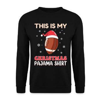 Cadeaux de Noël Noël - Sweat-shirt Unisexe - noir - Devant - Alina (178cm) & Michal (187cm)