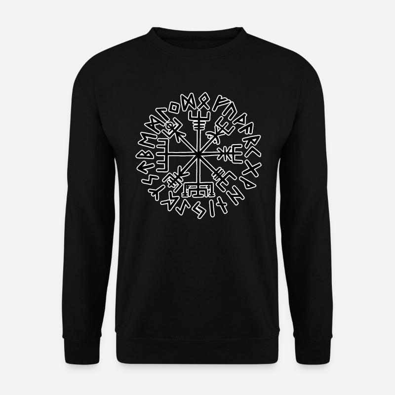 Viking Compass Vegvisir - Unisex Sweatshirt - black