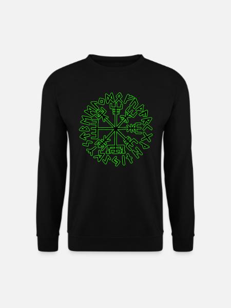 Viking Compass Vegvisir - Unisex Sweatshirt - black