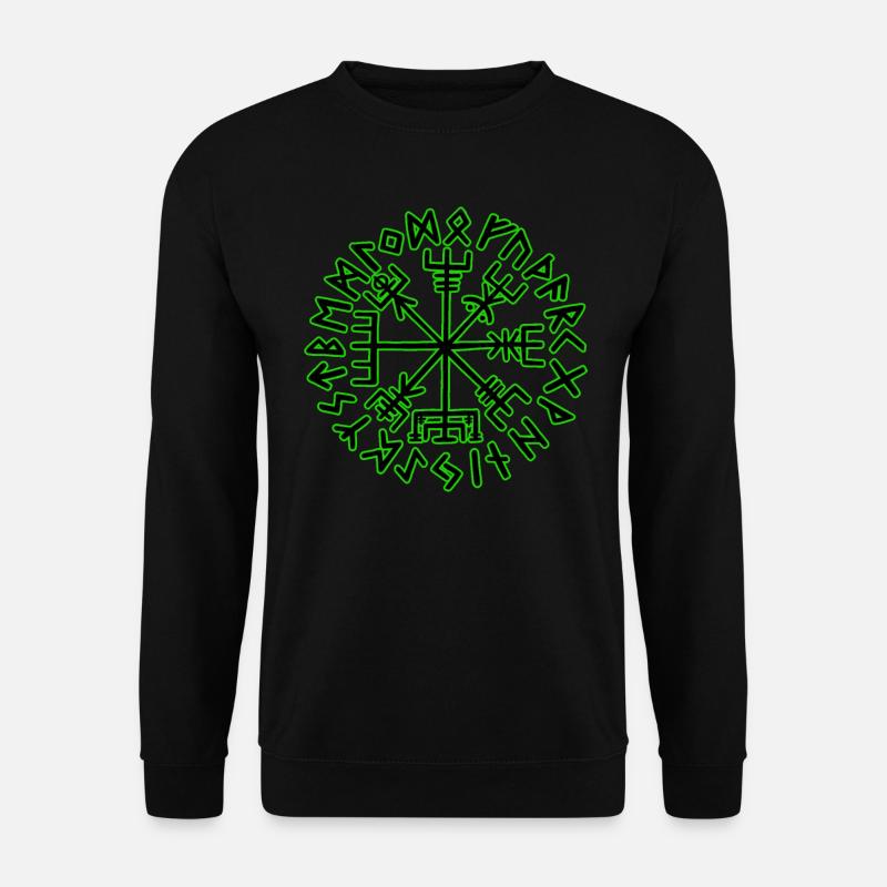 Viking Compass Vegvisir - Unisex Sweatshirt - black