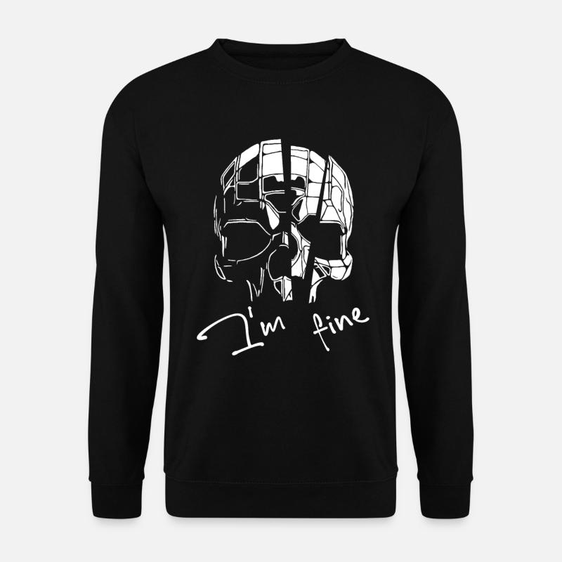 Totenkopf - Es Geht Mir Gut - Unisex Pullover - Schwarz