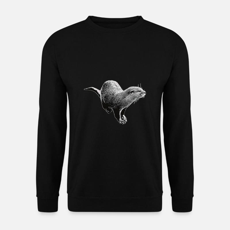 Otter - Unisex Sweatshirt - black
