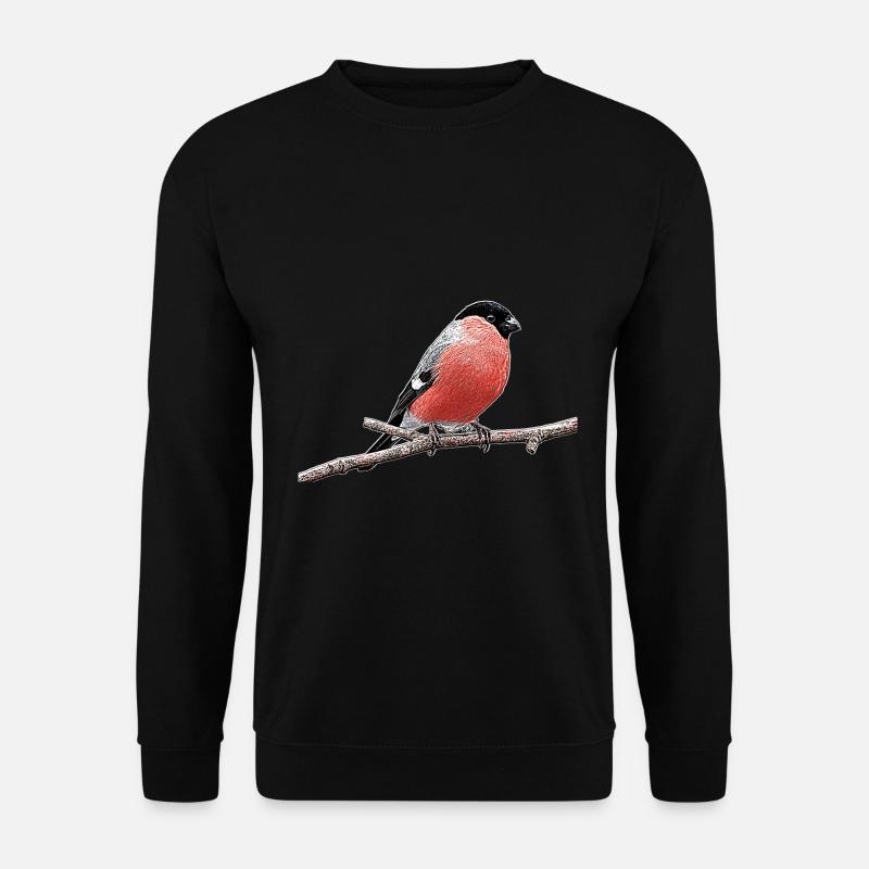 Dompaff or bullfinch - Unisex Sweatshirt - black