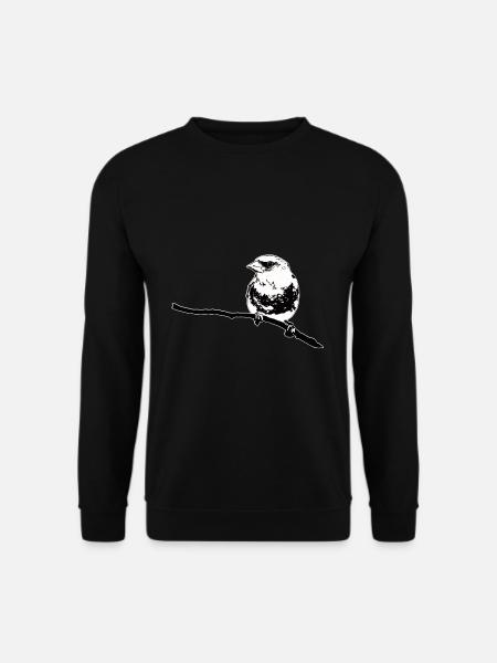 Greenfinch black white - Unisex Sweatshirt - black