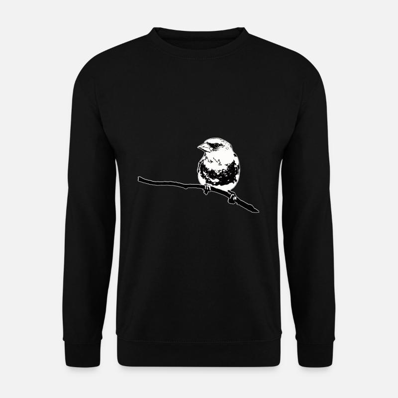 Greenfinch black white - Unisex Sweatshirt - black