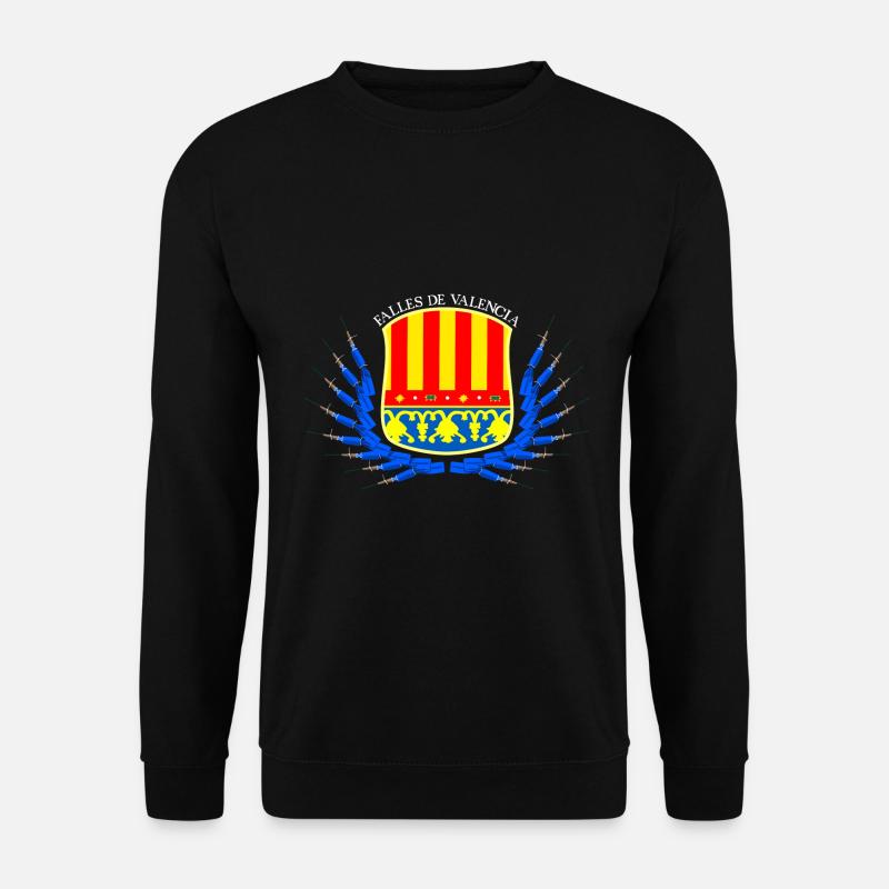 Falles Valencia Pyrotechnik - Unisex Pullover - Schwarz
