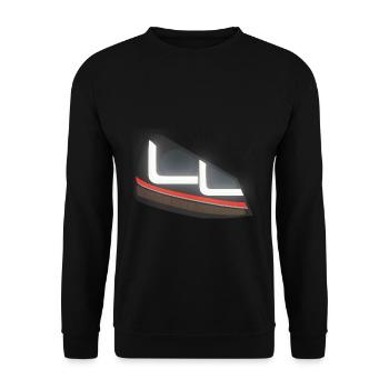 The Headlight - Car - Unisex Sweatshirt - black - Front - Alina (178cm) & Michal (187cm)