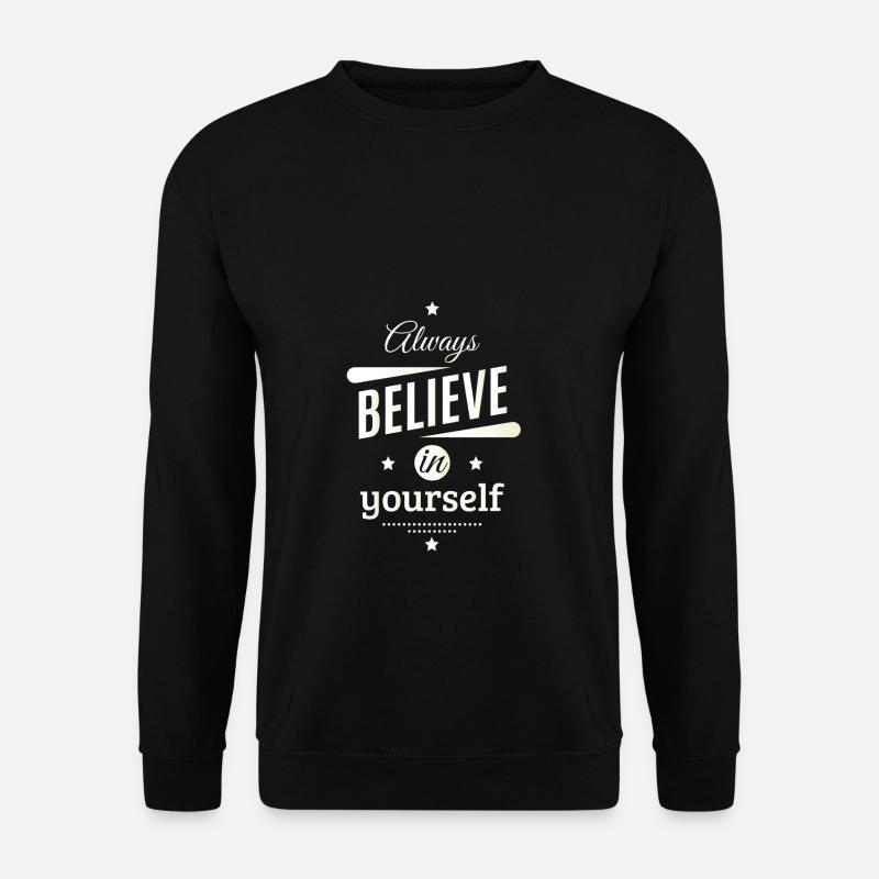 Glaube - Unisex Pullover - Schwarz