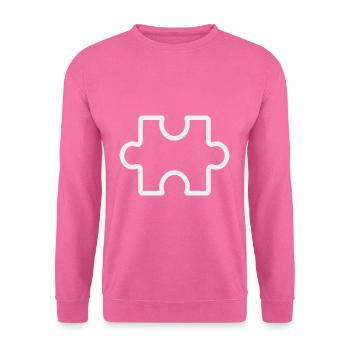 Puzzle Pièce 1 - pour les couples - Sweat-shirt Unisexe - rose - Devant